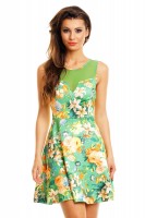 Svieže ľahké letné šaty s kvetinovým vzorom