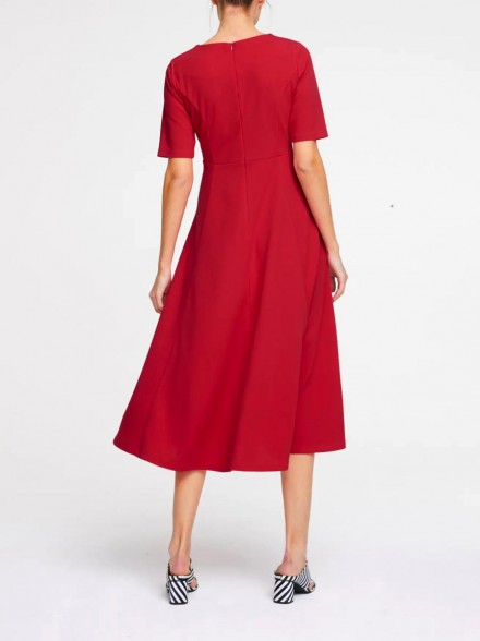 dámske červené šaty