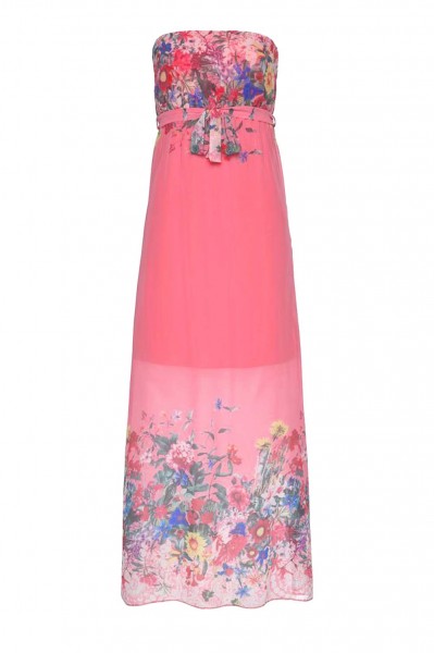 Maxi šaty s krásnou kvetinovou potlačou