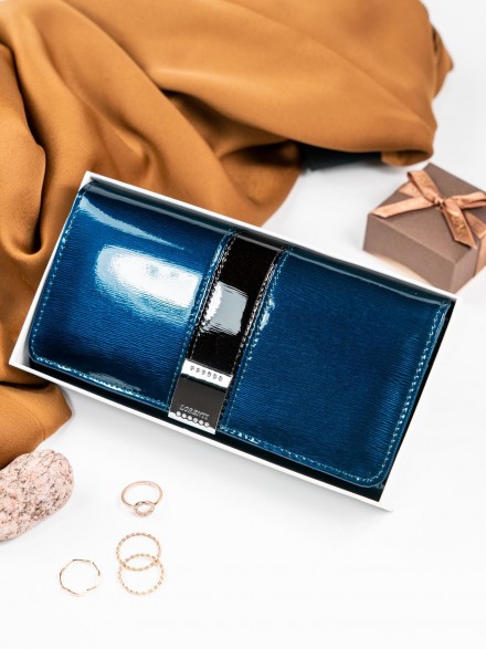 Exkluzívna dámska peňaženka v modrek farbe