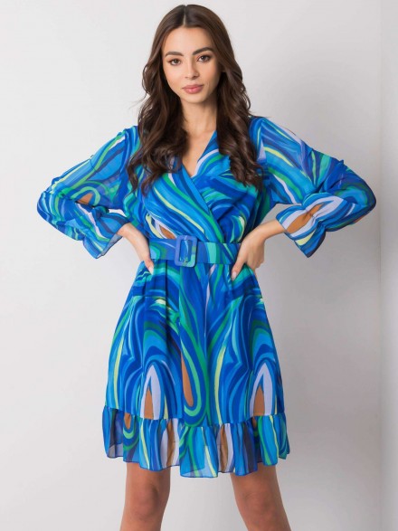 Podmanivé šaty v atraktívnej modrej farbe
