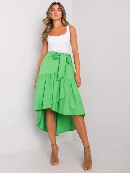 Nádherná dlhá dámska sukňa zelená
